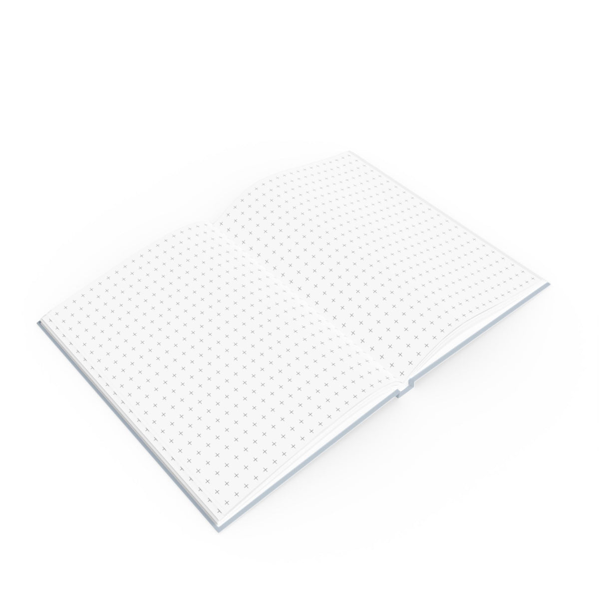 Open view of journal showing graph grid pages